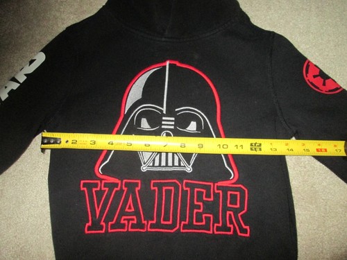 Gap Star Wars Vader Black Red Hoodie Small 6-7 Kids. - Picture 4 of 5