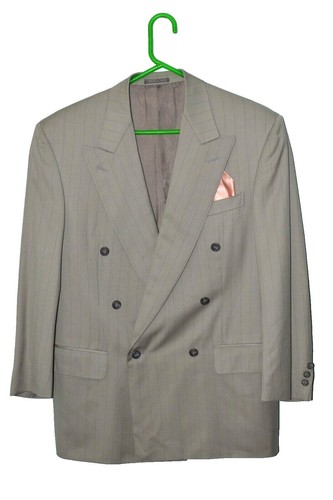UNIVERSAL LANGUAGE × Zegna Setup Suit Navy Stripe Tropical Wool
