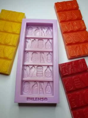 Productos de Limpieza Housekeeping Snap Barra Molde Silicona Para Pastillas Cera - Imagen 1 de 4