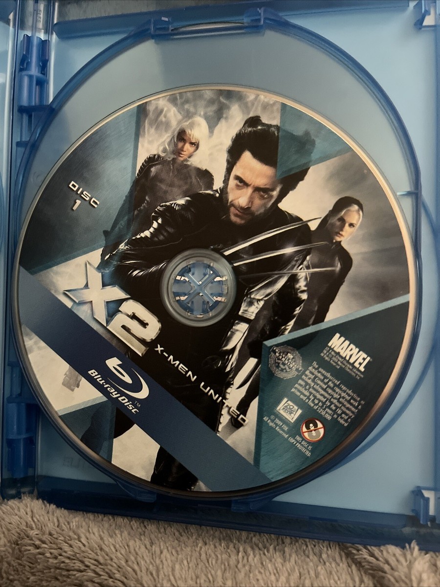 X2 X-Men United (2011, 4 Disc Set) Bluray + DVD. Hugh Jackman