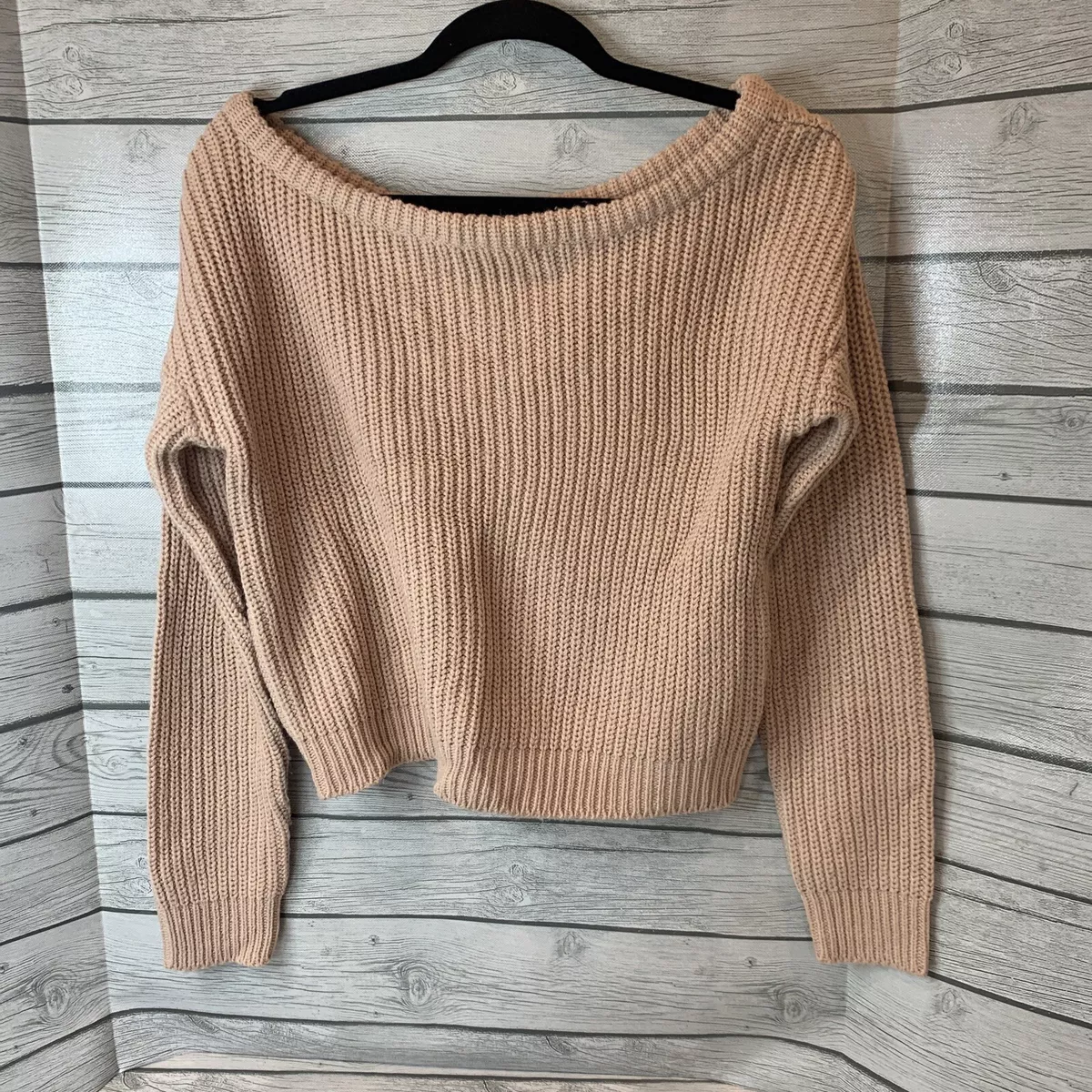 Missguided grey cropped outlet jumper