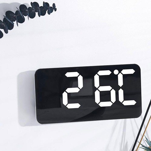 Large Screen Digital Wall Clock LED Display Desk Time Temperature Calendar Date - Picture 16 of 22
