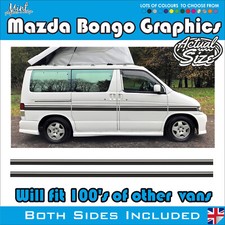 Mazda Bongo Camper Side Friendee Stripe Decals Stickers Van Graphics No Pp 036 Mazda Bongo Camper Side Friendee Stripe Decals Stickers Van Graphics No Pp 036