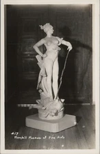 RPPC lot of 4 Rodin paintings etc Maryhill Museum Washington WA c1930-1940s C176