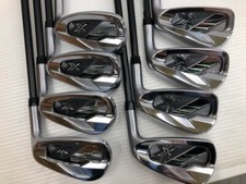XXIO X-eks- 2022 Iron Set 8 Clubs 5-Pw Aw Sw Miyazaki AX-2 Stiff Flex