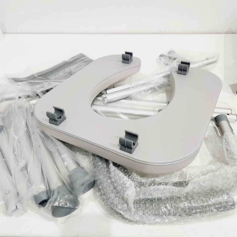 Senior Safety Set – Raised Toilet Seat w/ Handles + Padded Shower Chair 350lb - Image 4 of 4