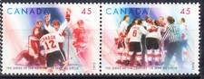 W CANADA 1659-1660a HOCKEY SERIES OF THE CENTURY