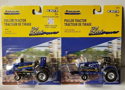 2023 ERTL 1:64 PULLERS 2-NEW HOLLAND BLUE POWER 1 & 2 Pro Stock Pulling Tractors