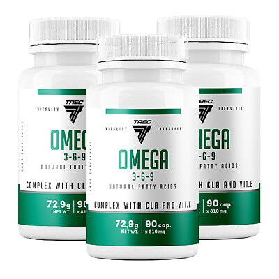 OMEGA 3-6-9 - 90-270 Capsules -Omega 3 Fish Oil EPA DHA Antioxidants Fatty Acids