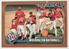 2024 Topps Series 2 Baseball Gold Card 417 Washington Nationals 283/2024