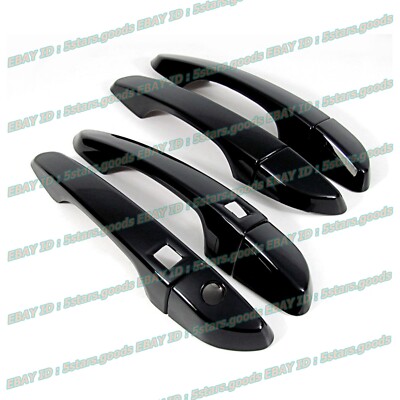 Glossy Pure Black Cover Trim For 2018-2023 Hyundai Kona N Smart Side Door Handle