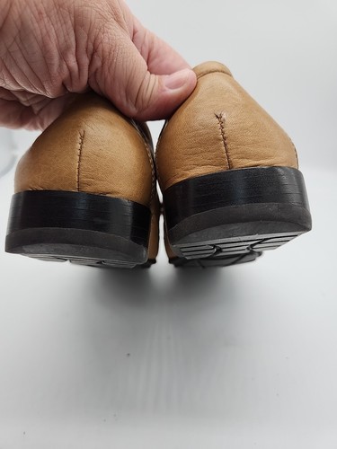 Softspots Tru Mocs Hepburn 7.5M Leather Loafers Flats Slip Ons Light Brown EUC - Picture 8 of 13