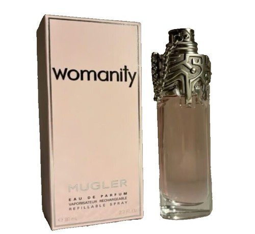 Womanity by Mugler 2.7 Fl oz EDP Refillable Spray for Women | eBay