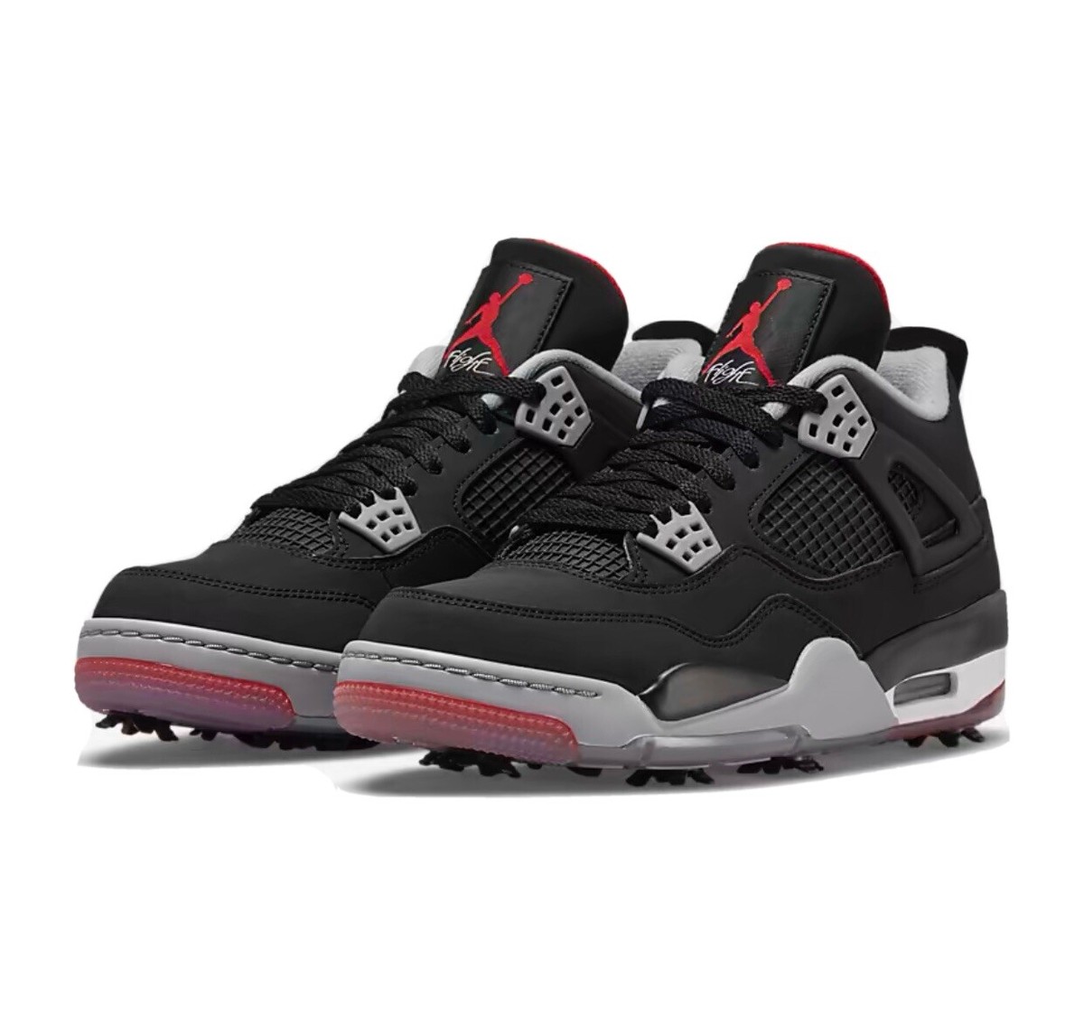Nike Air Jordan 4 G Bred Golf shoes Men's Size 10.5 | eBay Nike Air Jordan 4 G Bred Golf shoes Men's Size 10.5 | eBay