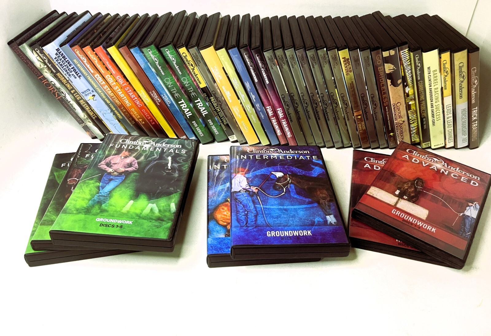 Clinton Anderson Entrenamiento Completo de Caballos Confianza Equitación 37 Programas DVD