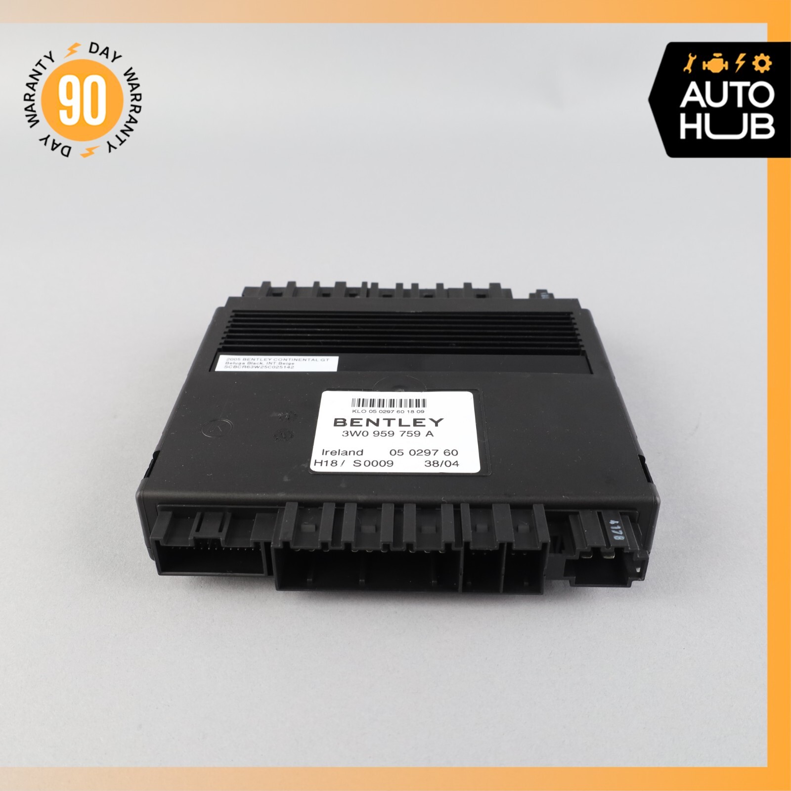 03-11 Bentley Continental GT GTC Front Right Side Seat Control Module OEM 81k