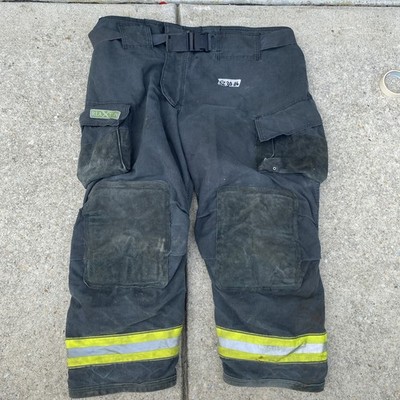 Cairns 50 X 30 REAXTION Firefighter Pants Bunker Turnout Fire Gear Black 2006