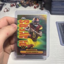 Jayden Daniels Topps Chrome 2025 Power Players Washington Commanders PP-3