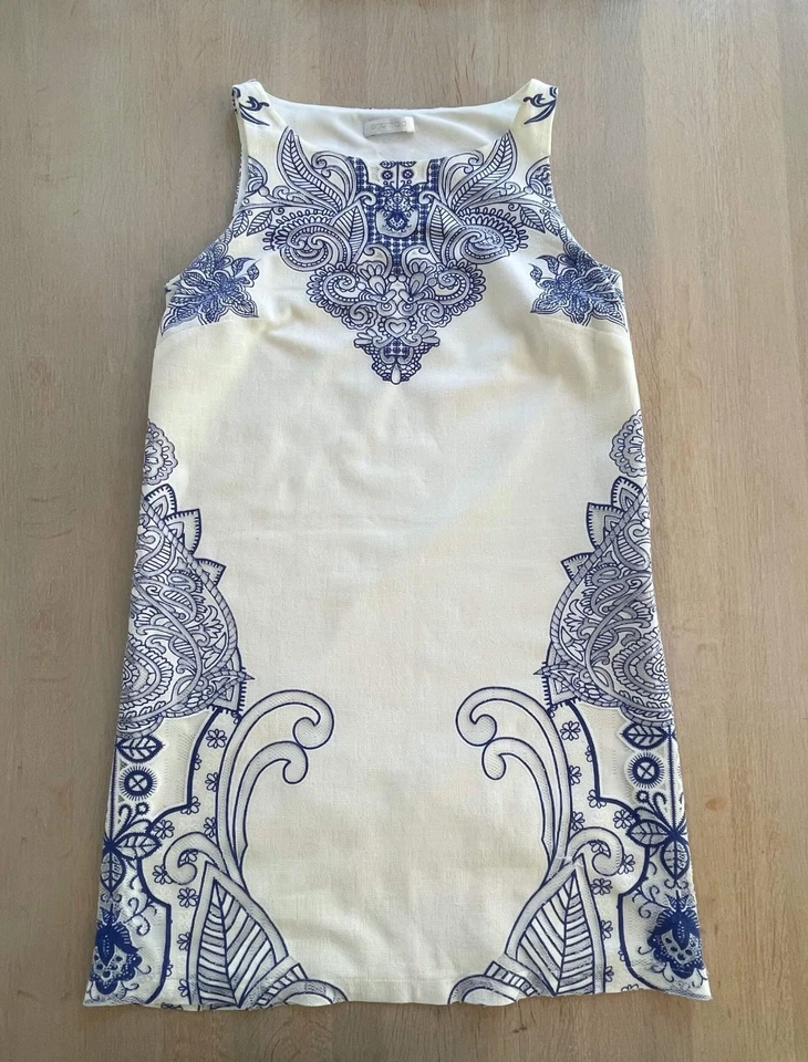 Paisley Etuikleid, Promod ärmelloses Sommerkleid, Boho Resort Wear, Größe M - Bild 2 von 4