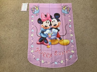 Disney Mickey And Friends happy Easter Flag 28  X 40  Hamilton Collection Flag