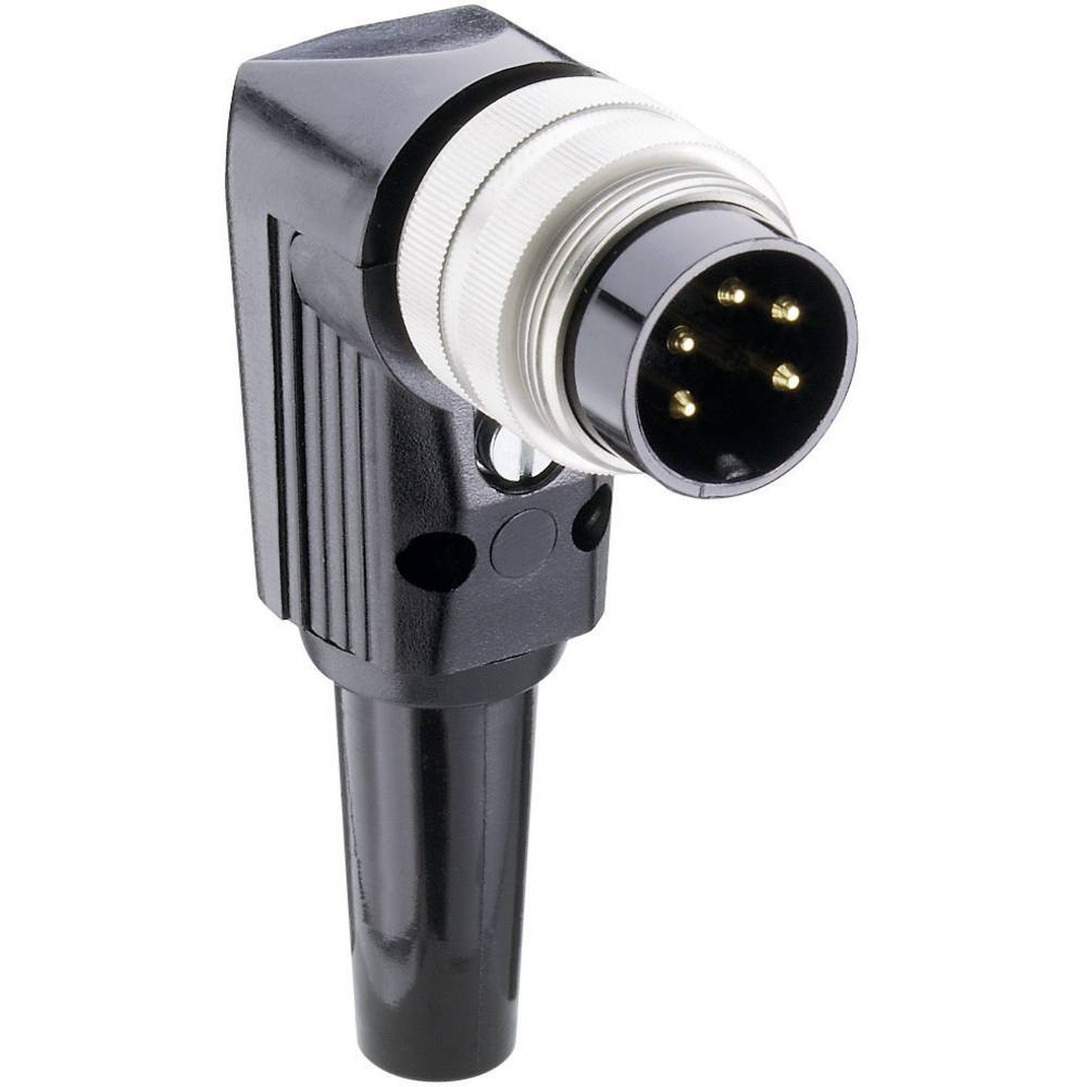 Lumberg WSV 81 DIN-Rundsteckverbinder Stecker, gewinkelt Polzahl: 8 Silber 1 St.