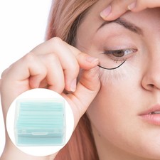 40 Pcs Self Adhesive Lash Strips Black Eyelash Strips Resin Rubber Material