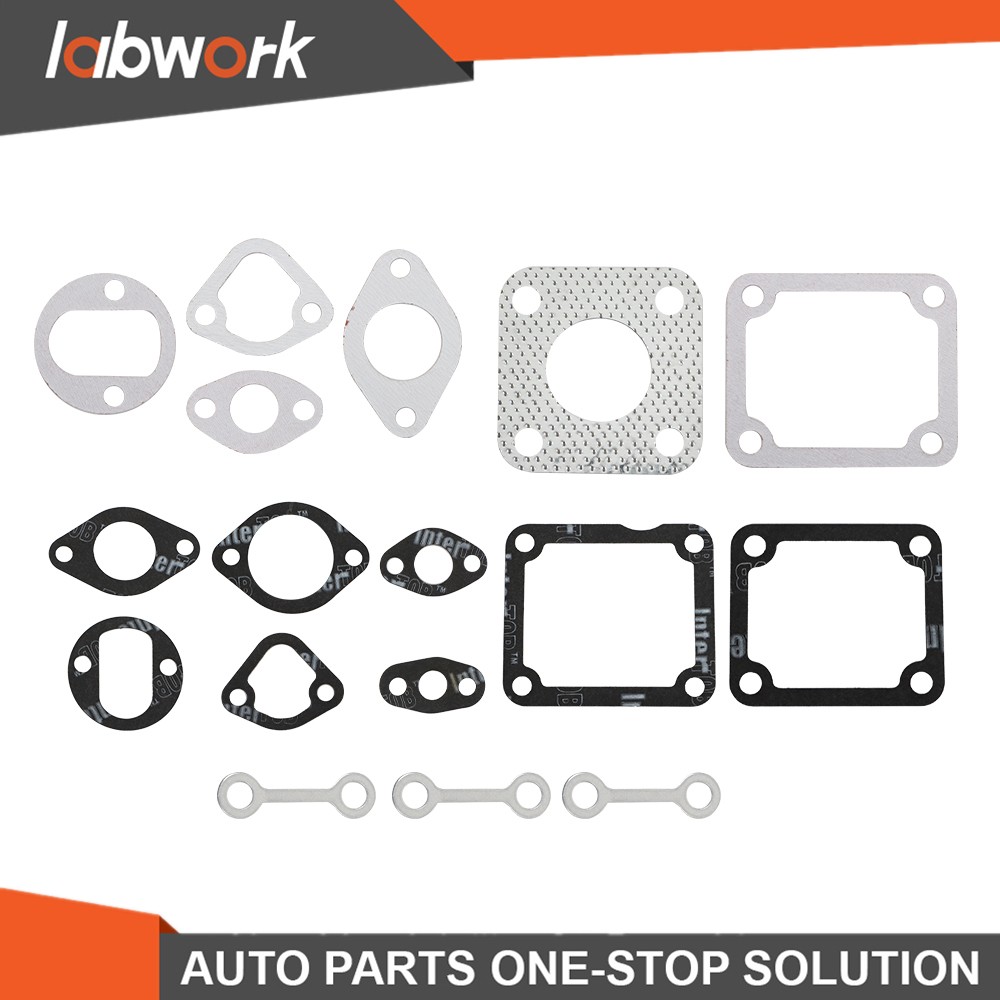Labwork Complete Cylinder Head w/ Valves Full Gasket Set For Kubota D1005 Engine