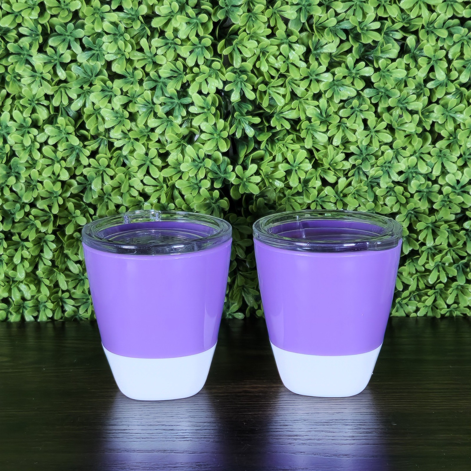 2 Munchkin 7 Oz Toddler Training Cups Purple BPA-Free With L