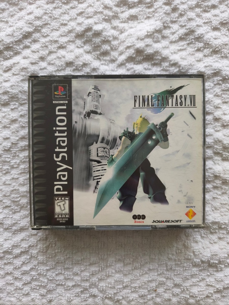 Final Fantasy VII 7 PS1 PlayStation 1 Complete CIB Black Label | eBay
