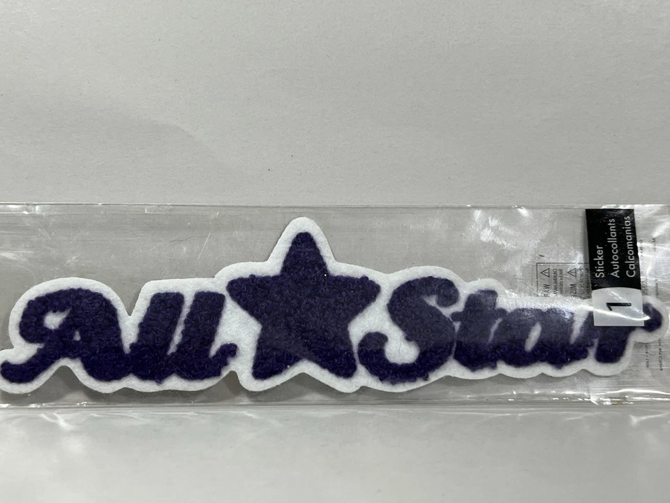 Sticko Pep Rally Pegatina Bordada Artesanía Álbum de Recortes Púrpura Todas las Estrellas Foto 2 de 4