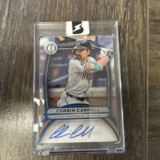 Corbin Carroll 2025 Topps Tribute Autographs Blue /150 AUTO #TA-CCA Diamondbacks