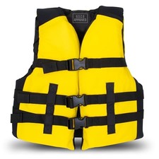 MW Watersports Youth Neoprene Nylon, USCG Approved Life Jacket for Kids - Yellow