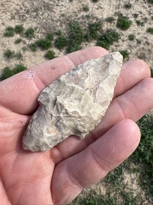 Authentic Arrowhead 3.  Adena Woodland Pt. Found In Pike Co ILL. Ex-D.smith Q743