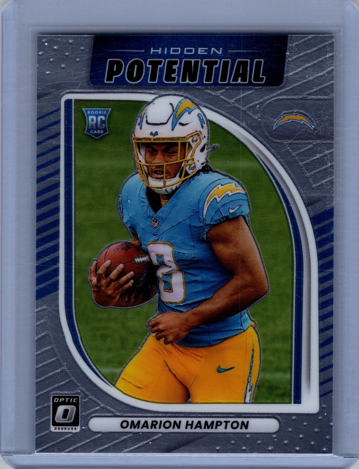 2025 Donruss Optic #9 Omarion Hampton Hidden Potential