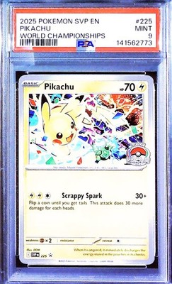 ベスト PSA10 ピカチュウ SVP 225 2025 世界大会 プロモ ポケカ 【公式