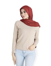 Premium Jersey Hijab Scarf For Muslim Women Head Covering Shawl Accessory