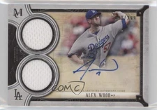 2018 Topps Museum Collection Signature Swatches Dual Relic /299 Alex Wood Auto