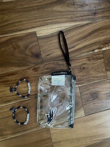 Nevada Wolf Pack Women's Script Clear Wristlet & 2 Bracelets