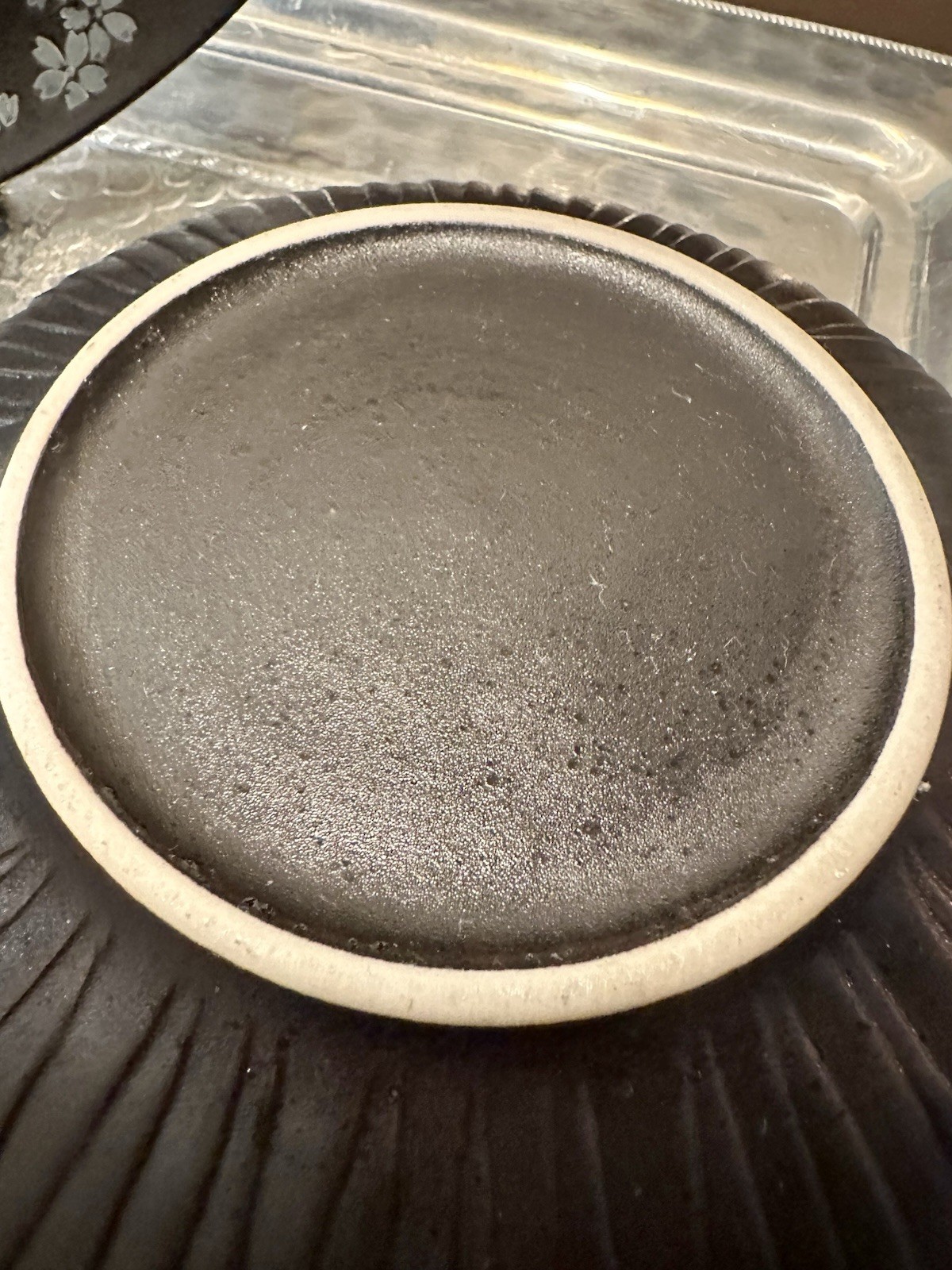 Sakura Triangle Plate and Ramen Bowl Set - As Is