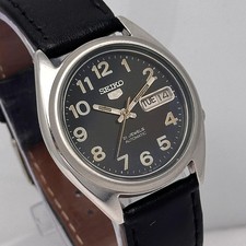 Seiko 5 Automatic 7009-3181 Military Dial Day/Date Vintage Men  s Watch ETS99SGB1