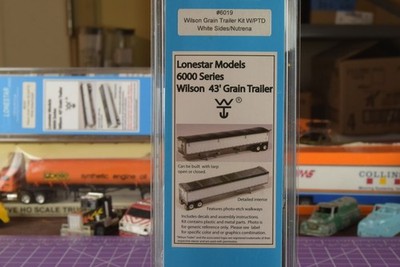 Lonestar Models #6019 Wilson 43' Grain Trailer wPTD Nutrena 6000 series      HOV