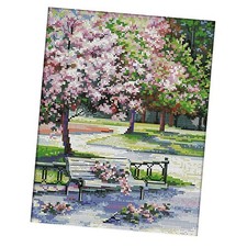 DIY Stickset mit Bändern, Wanddekoration, Bastelarbeiten, 27 x