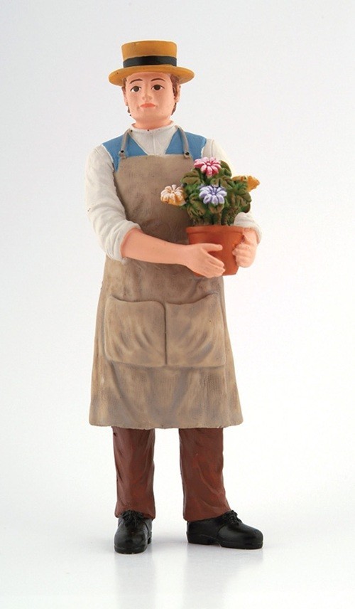 Dolls House Miniature 1/12th Scale Resin Gardener Figure Doll DP290