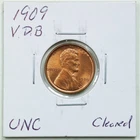 1909 VDB 1C Lincoln Wheat Cent with UNC Detail Cleaned #6033