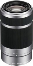Sony E 55-210 mm F4.5-6.3 49 mm Filtergewinde (Sony E-mount Anschluss) silber