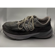 New Balance 990v6 Sneakers Mens 15 Grey Good 4E Extra Wide M990GL6 Made in USA