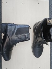 Dublin Black Leather Chelsea Boots UK 9 EU 43 Riding Ankle Boots