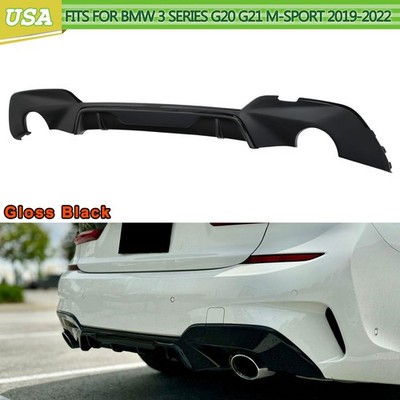 Rear Diffuser MP Style For 2019-2022 BMW 3 Series 330i M340i G20 M Sport Glossy