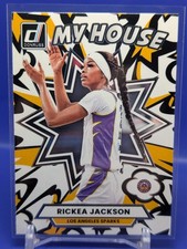Rickea Jackson 2025 Panini Donruss WNBA My House Insert #13 LA Sparks