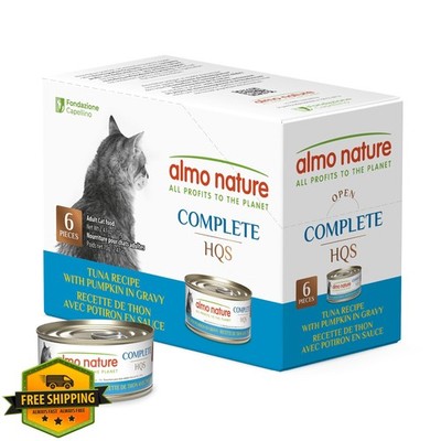 almo nature Tuna Pumpkin Wet Cat Food 6x 2.47oz